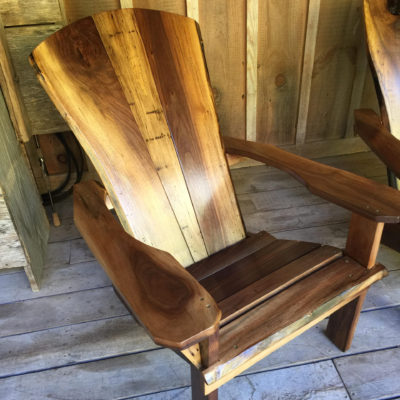 Walnut Adirondack Chair