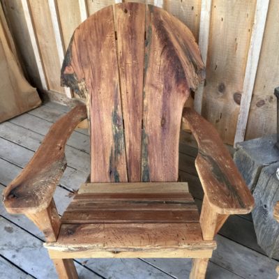 Old Oak Adirondack Chair